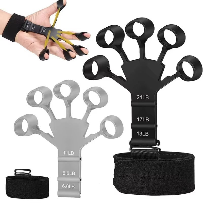 Finger Gripper Hand Exerciser – 3 Resistance Levels | Finger Strengthener & Hand Grip Trainer