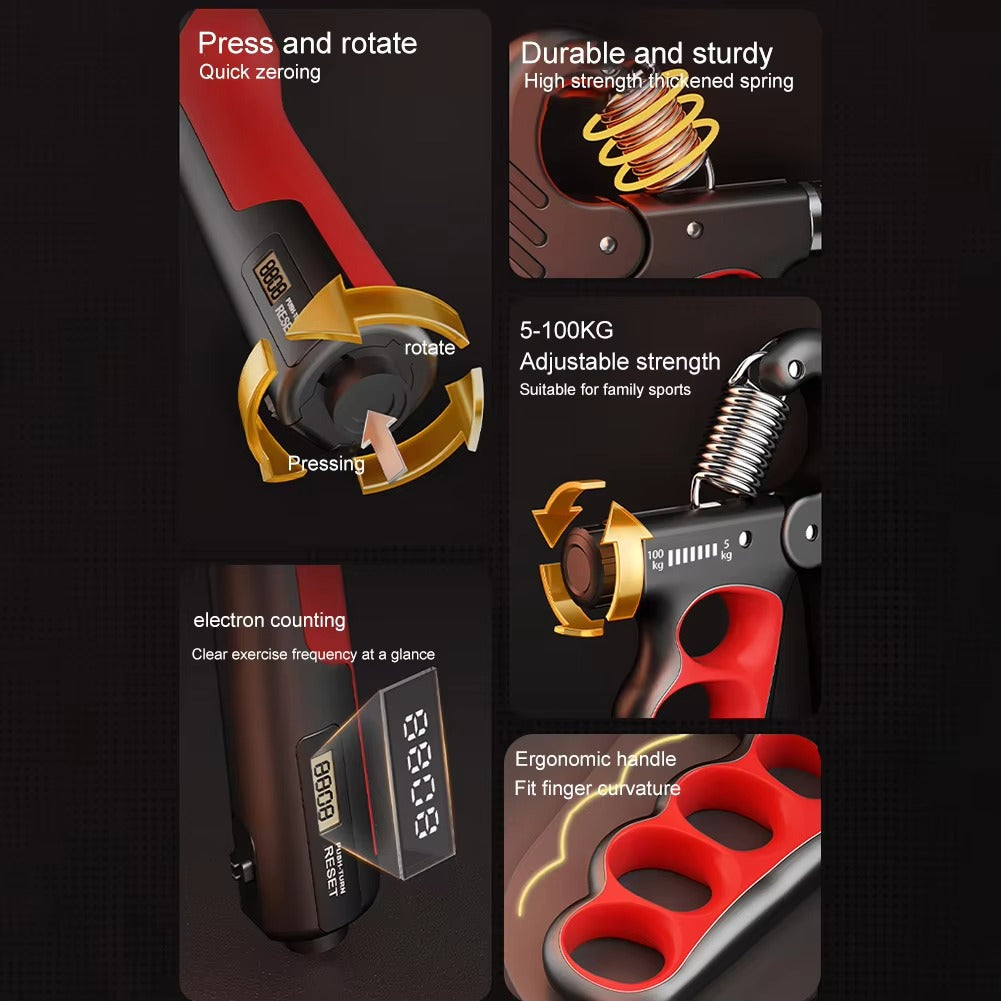 Adjustable Hand Gripper Ergonomic Handle